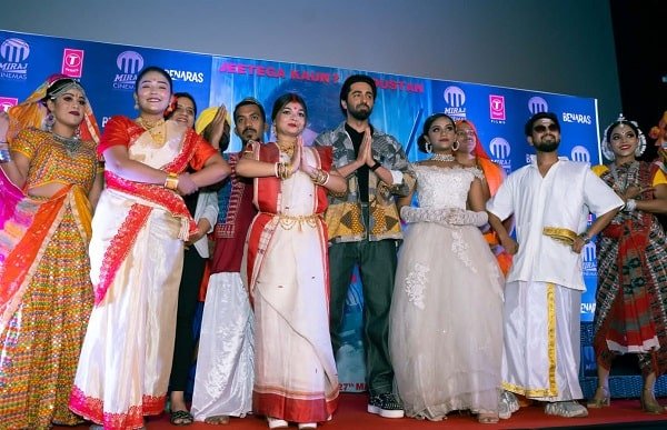 Ayushmann Khurrana in Miraj Cinemas, Newtown Kolkata
